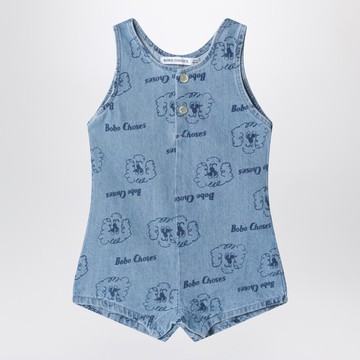 Pickles The Dog blue denim romper