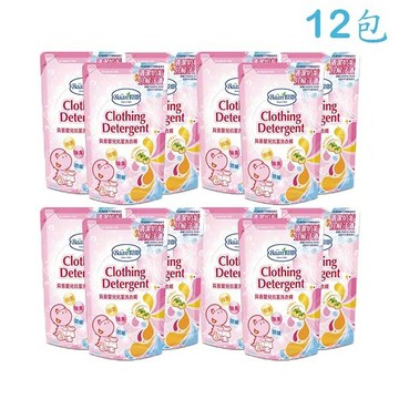Baan 貝恩 嬰兒抗菌洗衣精補充包800mlx12【佳兒園婦幼館】