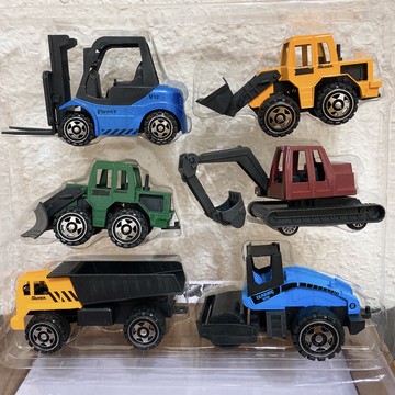 《翔翼玩具》1:64玩具車 合金工程系列 推高機 合金 工程車 挖土機 堆高機 壓路車 推土機 50041 安全標章合格