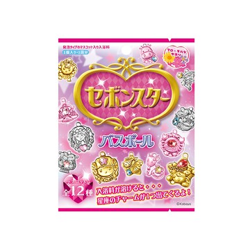 NOL Sebon Star 星座吊飾入浴球  內含12種星座吊飾  隨機出貨  60g  1個