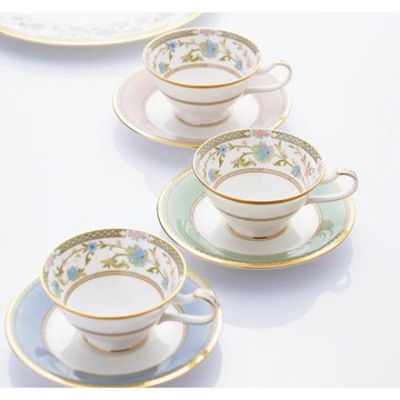 Noritake則武 YOSHINO吉野櫻花咖啡杯套裝茶具日式咖啡杯子高檔