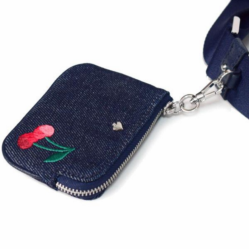 ケイトスペード バッグ katespade デニム チェリー さくらんぼ