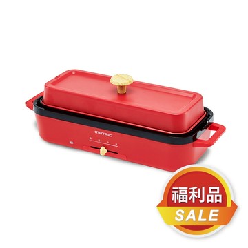 [福利品]【Matric】松木多元性能の電烤盤MM-PG2152C 章魚燒烤盤 章魚燒機 多功能電烤盤