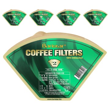 Baristar 咖啡濾紙 #2 100入  5組