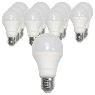 PHILIPS 飛利浦 LED 6500K 全電壓 E27 易省 球泡燈 9W  白光  12組