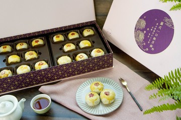 點水樓- 中秋限定蘇式一口酥月餅-16入禮盒裝(自家用心製作)