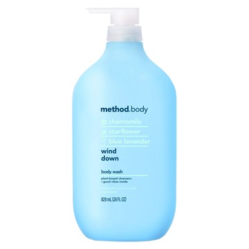 method 美則感官沐浴乳 藍色氣息 828ml 溫和潔淨 舒緩身心 全家適用  1瓶