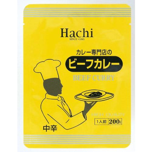 ハチ カレー専門店のビーフカレー中辛 200g×15個