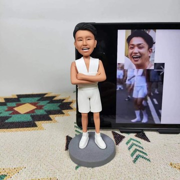客制化人物公仔 人偶 3D人像畫 似顏繪 肖像 定制 生日 紀念 跑步