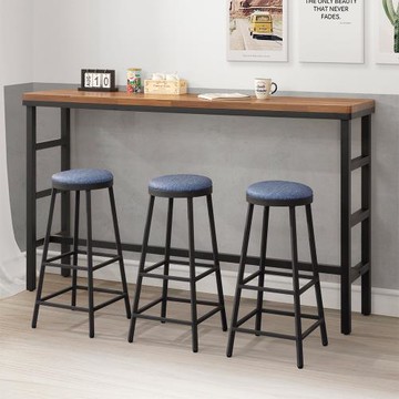 【Homelike】 喜家居6尺吧台桌椅組(含三椅)(1723)