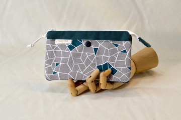 【日本布】布手作多層收納錢包_有卡片專屬收納口袋#哈密瓜