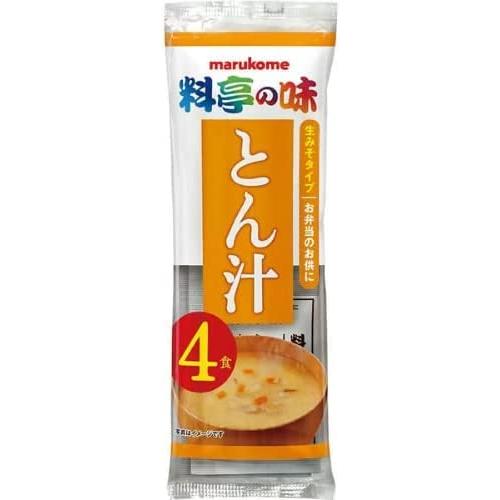 生みそ汁 料亭の味 とん汁 即席味噌汁 4食×12袋