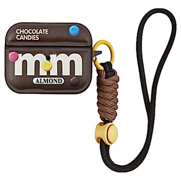 Wakcas mm巧克力耳機殼 Airpods pro 2適用  單一商品  咖啡色  1個