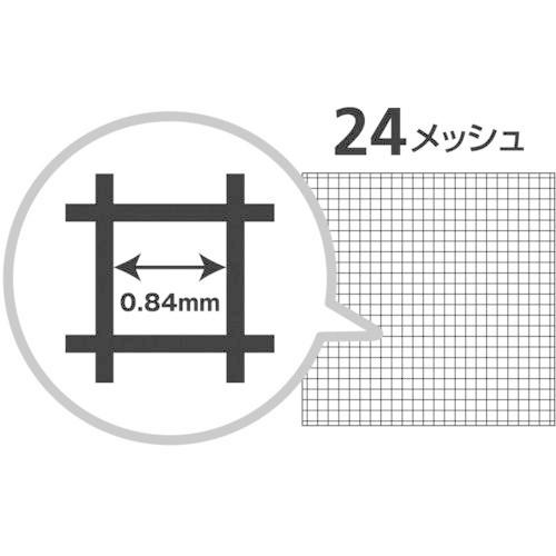 イノベックス ダイオ化成 ダイオネットP 24メッシュ 145cmx30m グレー