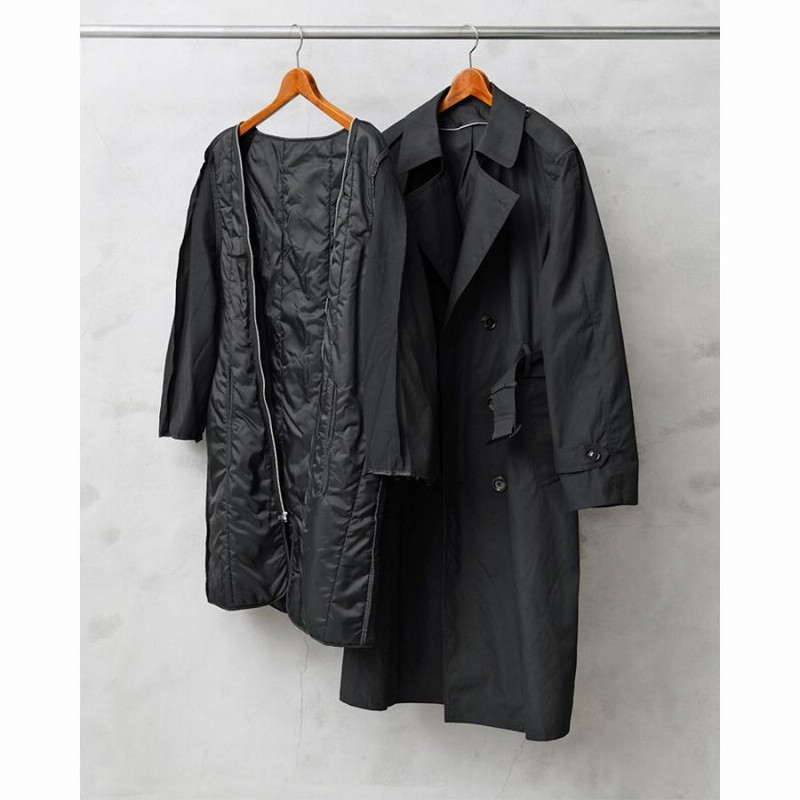 実物 新品 デッドストック 米軍 U.S. NAVY ブラックトレンチ
