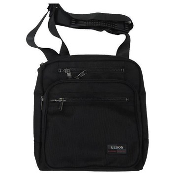 YESON 肩側包中容量扁包可放平板電腦可肩背斜側背高單數防水彈道尼龍