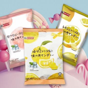 馬來西亞 BigTop~薄荷味鹽糖(100g) 款式可選