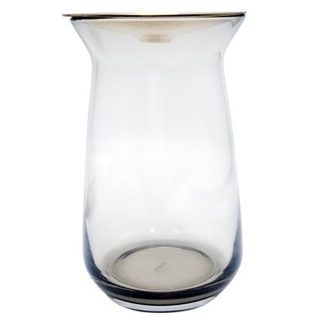 KINTO LUNA 花瓶 360ml  直徑8 x 13cm  咖啡色