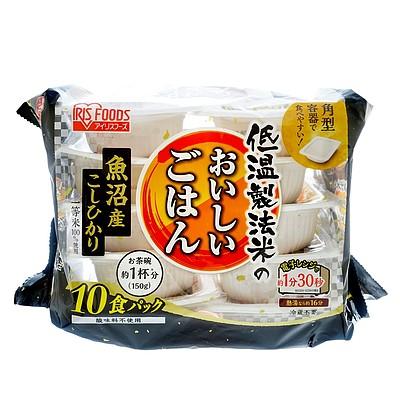 アイリスフーズ 低温製法米魚沼こしひかり (150g×10食)×4袋 業務用規格