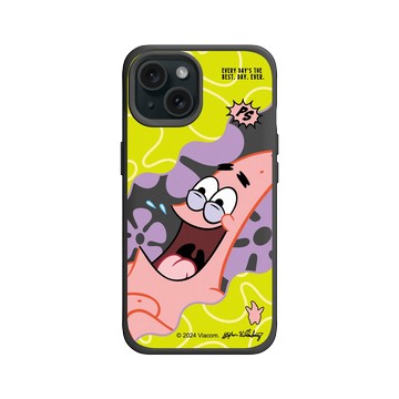 iPhone 15 SolidX 黑 - 海綿寶寶 SpongeBob - 派大星哈哈哈