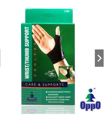 【美國OPPO護具】高透氣拇指腕部保護套/拇指護具1288(1只)