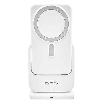mimax 米覓 三合一無線磁吸充電器  白色  1個