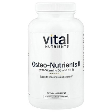 Vital Nutrients, 含維生素 K2-7 的 Osteo Nutrients II，240 粒素食膠囊