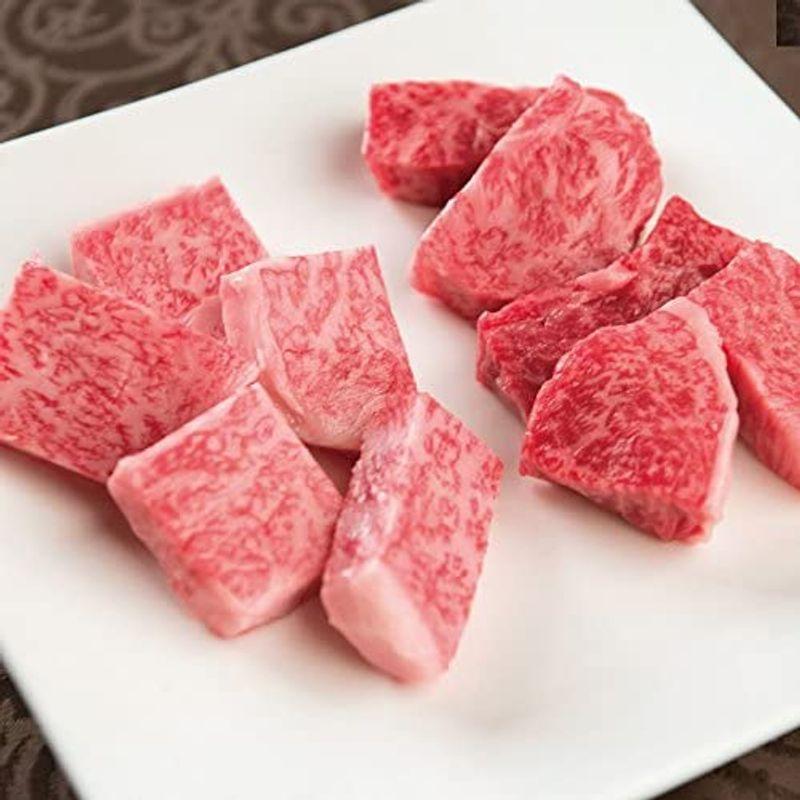 肉のイイジマ 常陸牛A5ひとくちステーキ サーロイン＆もも 計200g