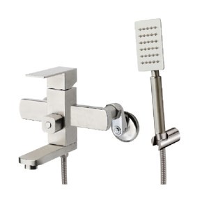 2178ST方形不銹鋼拉絲沐浴龍頭