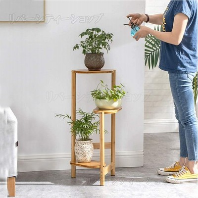フラワースタンド 木製 園芸ラック プランタースタンド 6段 花台 観葉植物お 盆栽 棚 ベランダ ガーデン 玄関 コーナーラック ガーデニングラック 室内 屋外 通販 Lineポイント最大get Lineショッピング