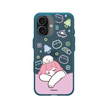 iPhone 17 Clear (相機按鈕) 夜幕藍 - 於是日常了 - 睡吧，夢裡什麼都有