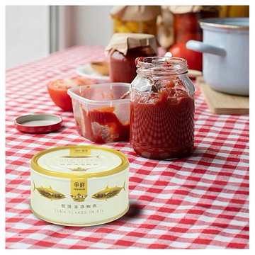 爭鮮~油漬鮪魚罐頭(185g) 上易開拉環 開罐即食