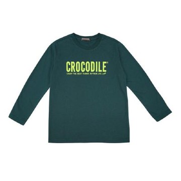Crocodile Junior小鱷魚童裝- LOGO印圖T恤 ( 650407-04 中性款)