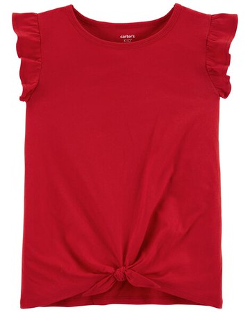 Kid Tie-Front Jersey Tee