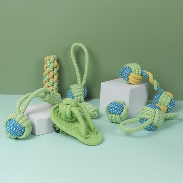 寵物磨牙 咬不爛玩具 狗自嗨 解悶磨牙棒 小狗球耐咬 耐咬玩具 小型犬潔齒繩 結訓犬玩具 狗狗玩具 編織棉繩 啃咬玩具