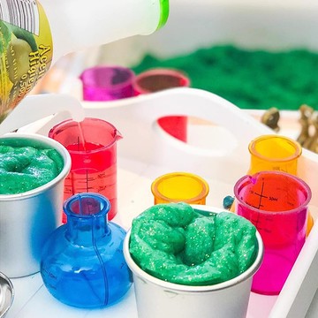 蒙臺早教迷你量杯教具 塑膠科學實驗感官DIY 益智顏色玩具 感官學習玩具