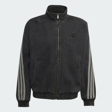 Adidas 愛迪達 Sta Dnm Jkt KV8344 男 立領外套 丹寧外套 休閒穿搭 黑