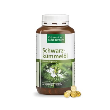 Sanct Bernhard 黑孜然黑種草油膠囊500mg(400粒/罐)