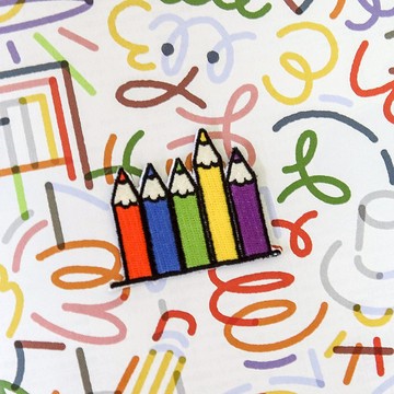 鐵片 - 彩色鉛筆