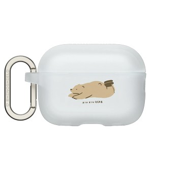 AirPods Pro 2 AirPods Case 透明 - 咻咻熊 XiuXiubear - 慵懶的熊