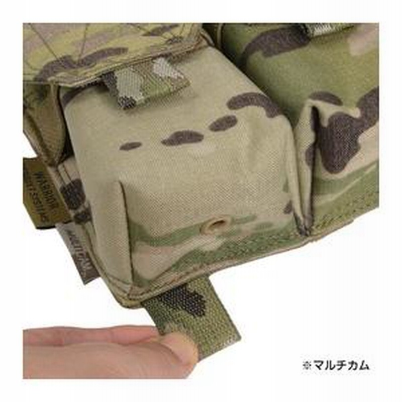 WARRIOR ASSAULT SYSTEMS トリプルマグポーチ フラップ式 プレート