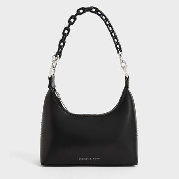 Koi 撞色鍊條腋下包