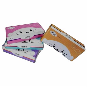 MINI洣濃  抽取式盒裝面紙180抽X50盒/箱