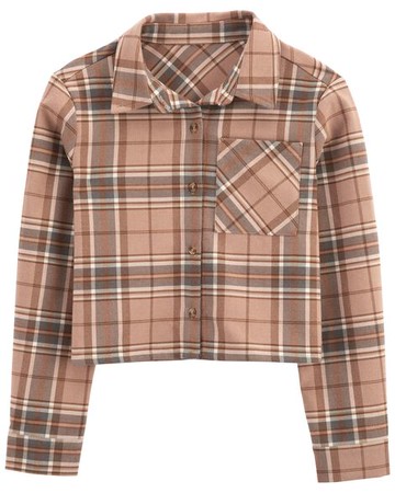 Kid Plaid Twill Flannel