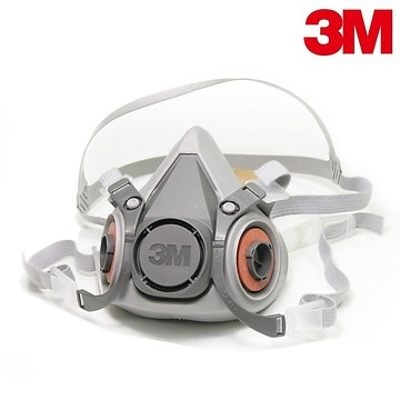 3M 防毒面具 防毒口罩 防毒面罩 6200 波蘭製 半面罩式 雙濾罐式 可用於搭配3M多種濾罐 超取限購15個