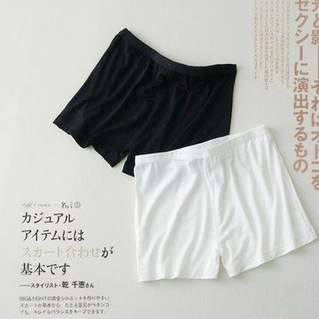 安全褲 平口防走光褲 蕾絲安全褲 夏天防走光 冰絲打底褲 莫代爾打底褲 安全內褲 防走光內褲 平口安全褲 女生裙子防走光