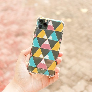 富士山凹凸磁磚系列 / 手機殼 - 三角