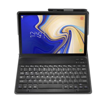 適用適用Tab A 10.1 2019 T510/T515無線藍牙鍵盤皮套藍牙保護套
