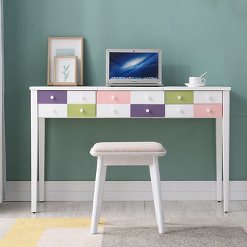 熱銷/免運 快速出貨 梳妝臺 化妝臺 梳妝台 化妝台 化妝櫃 實木收納梳妝臺臥室現代簡約經濟型梳妝桌多功能翻蓋化妝臺電腦桌