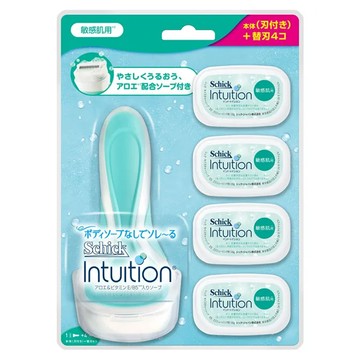 Schick舒適牌 女除毛刀 敏感肌 初次除毛簡單上手 安心不刮傷  1組